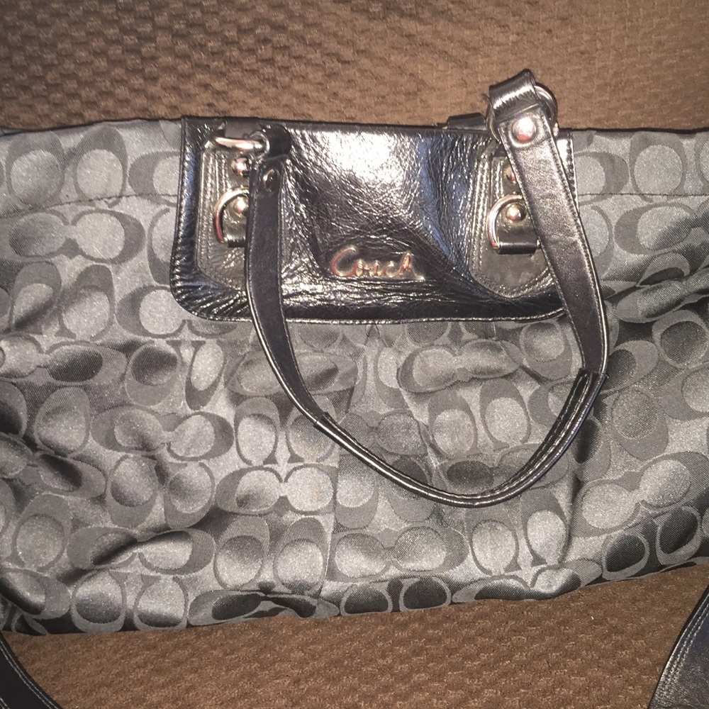 NWOT Black Coach Purse 👛